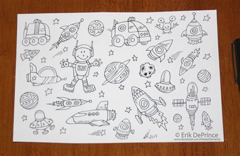 We have tried to make it easy for everyone to follow. Cute Outer Space Doodles! by ErikDePrince on deviantART