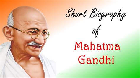 Mahatma Gandhi Biography In English