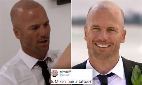 Does Married At First Sights Mike Gunner Have A Scalp Tattoo Daily