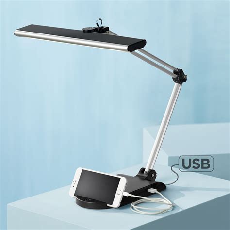 Led Desk Lamp With Usb Port Spree Black Led Desk Lamp With Usb Port