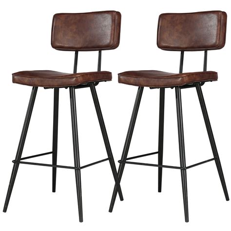 Chaise de bar Texas marron (lot de2)  découvrez les chaises de bar