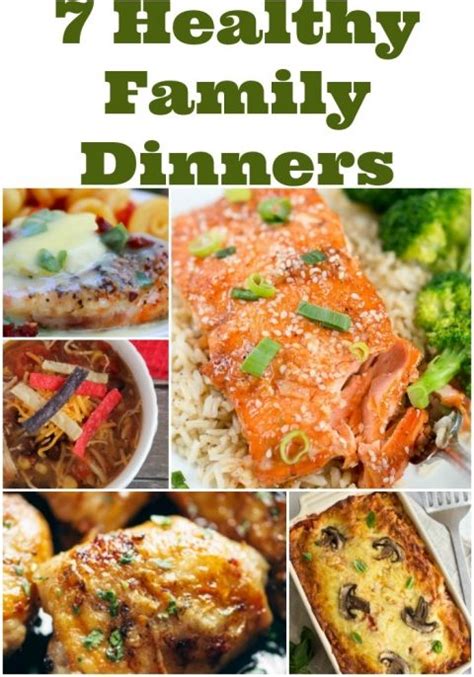 If you need to make a quick healthy meals that's healthy and also cheap, this video should . 7 healthy family dinners to make weeknight meal planning ...