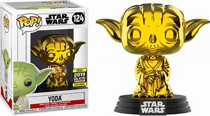 Funko Pop Wars Star Yoda Gold Chrome