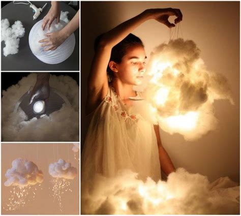 Many people are using them in nurseries or playrooms, although they can create an interesting effect in any room. Wonderful DIY Beautiful Cloud Lights Decoration