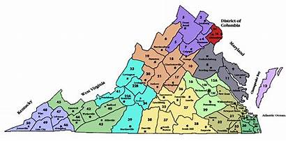 Virginia Districts District Map Va Masonic State