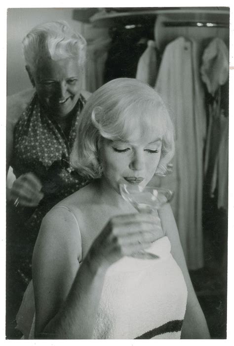 Marilyn Preparing For A Stills Session In 1960 Photo By Eve Arnold