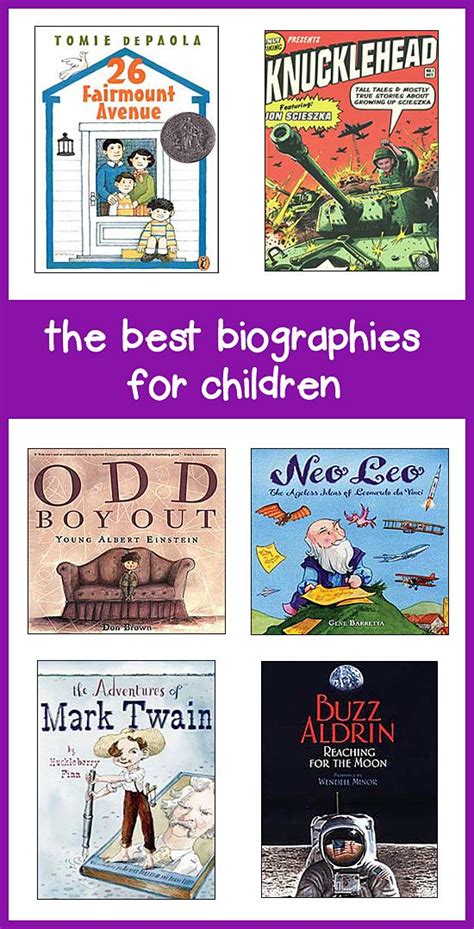 Best Biographies For Kids In Grades 1 8 Biography For Kids Favorite