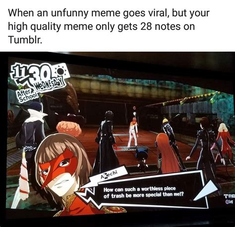 Funny Persona 5 Memes And Anime Moments
