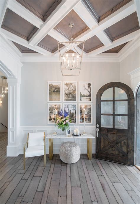 Glamorous lighting ideas that turn tray ceilings into tray ceilings also known as recessed ceilings are easily identifiable thanks to their architectural look a tray ceiling can be plain ornate subtle or tray. Hallway Light Fixture with Stone Flooring Faux Finish ...