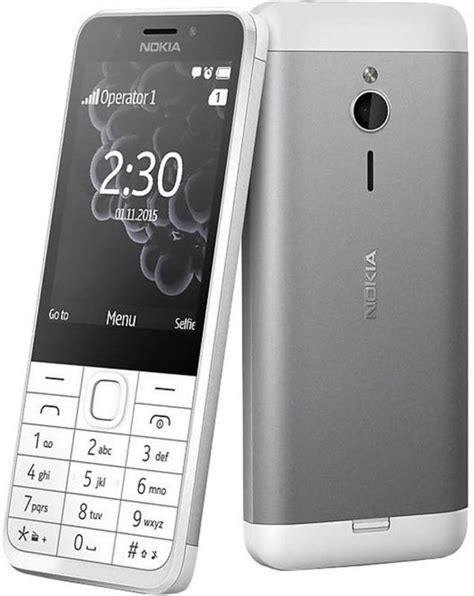 Nokia 230 Dual Sim Bielo Strieborný Mobilný Telefón