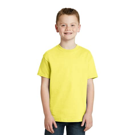 Hanes Hanes Boys 100 Percent Cotton Short Sleeve T Shirt 5450