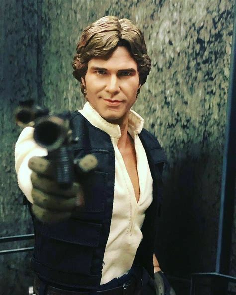 Scale Harrison Ford Han Solo Head Sculpt Smile Ver Fit Inch