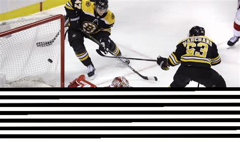 Marchand scores hat trick as Bruins beat Red Wings in OT - The Blade