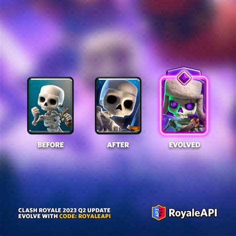 Evolved Skeletons Clash Royale 2023 Q2 Summer Update Blog Royaleapi