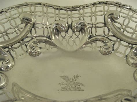 Antique Victorian Pair Of Sterling Silver Baskets At 1stdibs