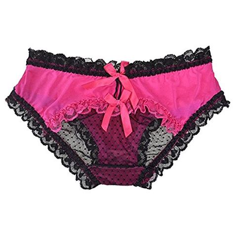 Meetyoo Sexy Mesh G String Thong Lace Panty Carving T Back Underwear Midnight Bow Tie Panties