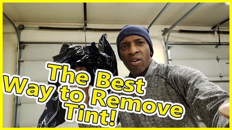 Do you just hold the steamer on the window for. The Best Way to Remove Window Tint - YouTube