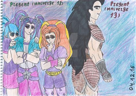 Dbzxmlp Multiverse Universe 18 And 13 By Skycircle777 On Deviantart