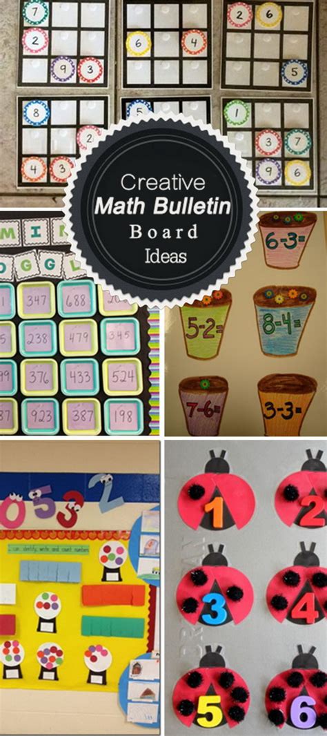 Creative Math Bulletin Board Ideas Hative