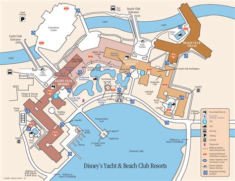 Disney S Contemporary Resort Map