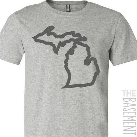 Michigan Shirt State Of Michigan T Shirt Choose Any State Etsy