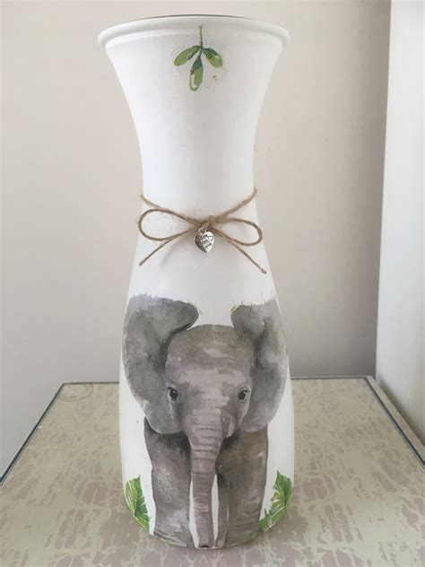 Elephant Vase Etsy