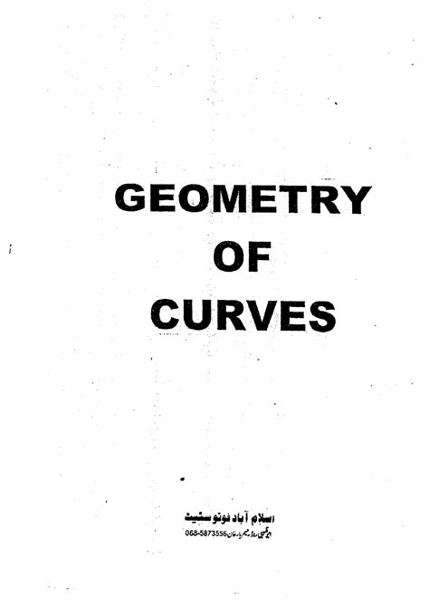 Solution Calculus 6 Geometry Of Curves Arc Curvature Intrinsic Key Of