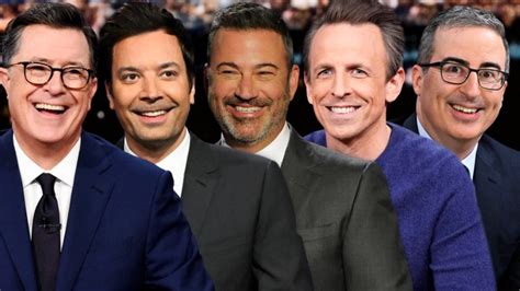 Stephen Colbert Jimmy Fallon Jimmy Kimmel Seth Meyers And John Oliver Spotify Series