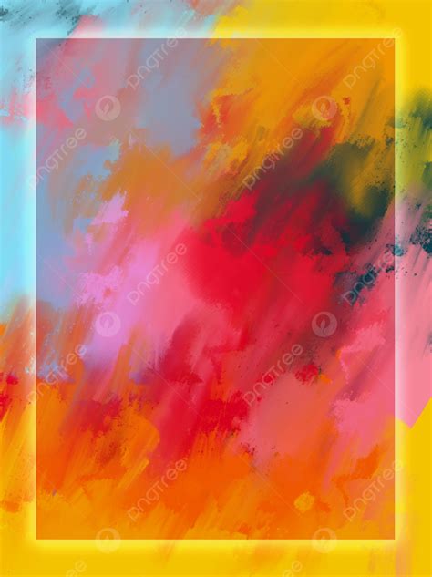 Original Oil Painting Colorful Acrylic Background Wallpaper Image For