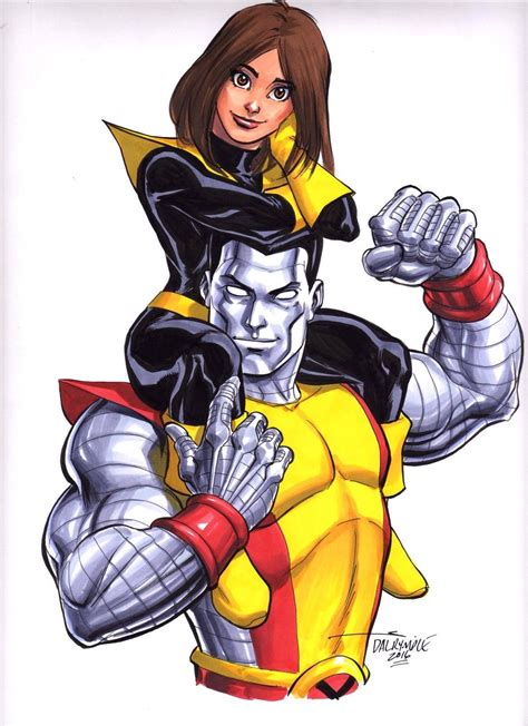 Kitty Pryde and Colossus by Scott Dalrymple Marvel Films, Marvel Dc
