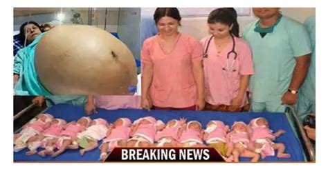 Woman Gives Birth To 11 Babies Without C Section Delivery — See Photos