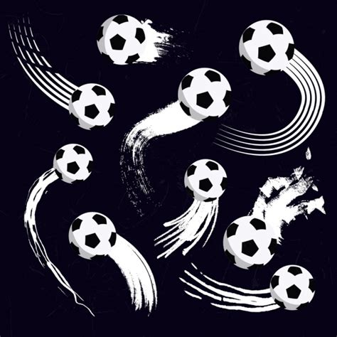 Motion Football Background Black And White Design Vectors Graphic Art