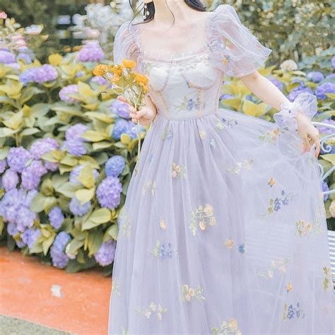 Fairy Dresses Princesscore Aesthetic Fairycore Cottagecore Fashion