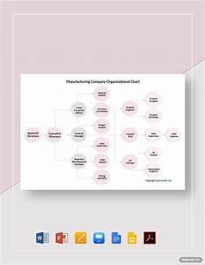 Manufacturing Company Organizational Chart Template In Google Docs