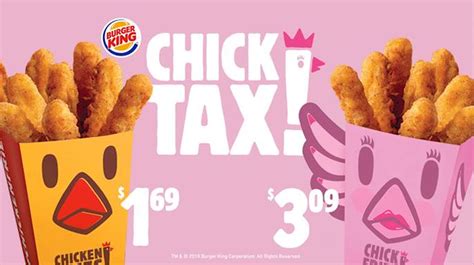 Burger Kings “chick Fries” Campaign Brings The Pink Tax To The Fast Food Counter