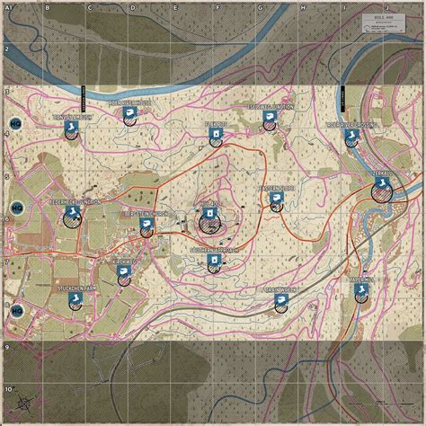 Hill 400 Tactical Map Rhellletloose