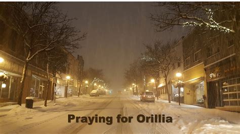 Praying For Orillia Snow Orillia Community Church