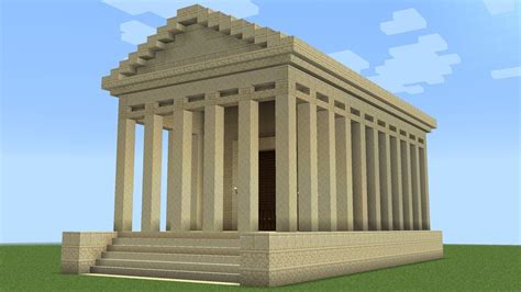 Minecraft How To Build A Temple Youtube