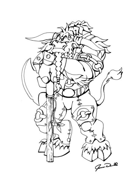 World Of Warcraft Coloring Pages Coloring Home