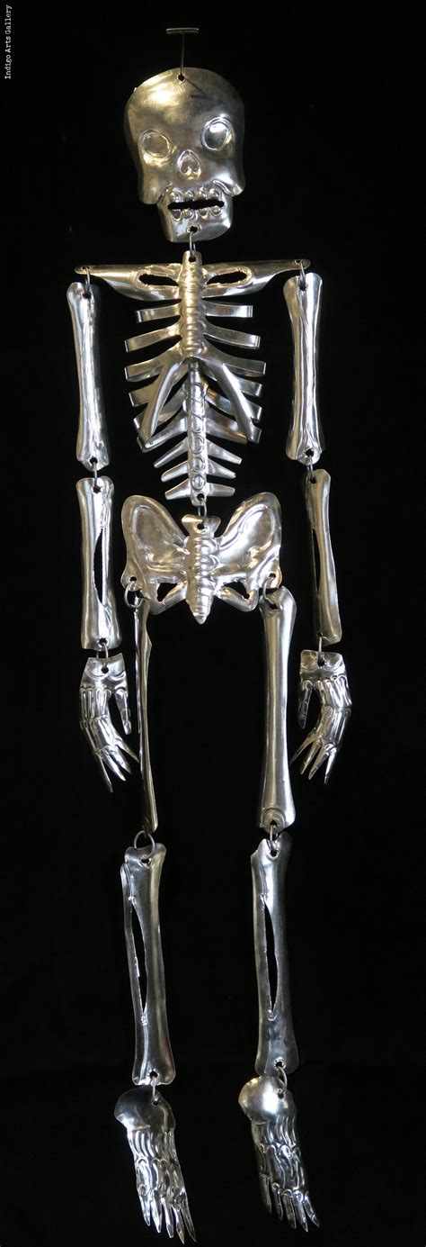 Articulated Tin Skeleton from Mexico | Indigo Arts