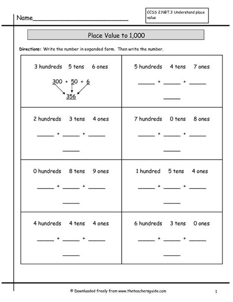 Rounding Numbers 3rd Grade Math