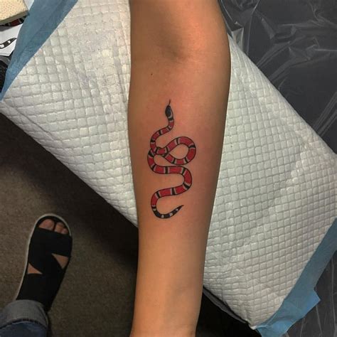 Pin By Kevin Marcantel On Tattoos Tattoos Snake Tattoo Gucci Tattoo