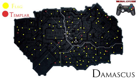 Assassin S Creed Damascus Flags Templars Locations Map Assassin S