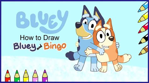 How To Draw Bluey Step By Step Easy