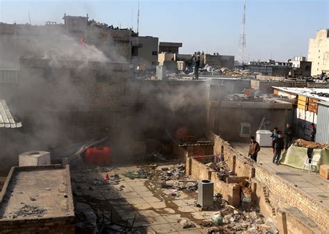 Iraq Government Targeted In Series Of Deadly Bomb Attacks In Central Baghdad Cbs News