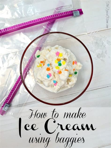 Place the ice cream mixture in a quart size resealable bag, squeezing out as much air as possible and sealing tightly. How To Make Ice Cream At Home Using Bags + Video