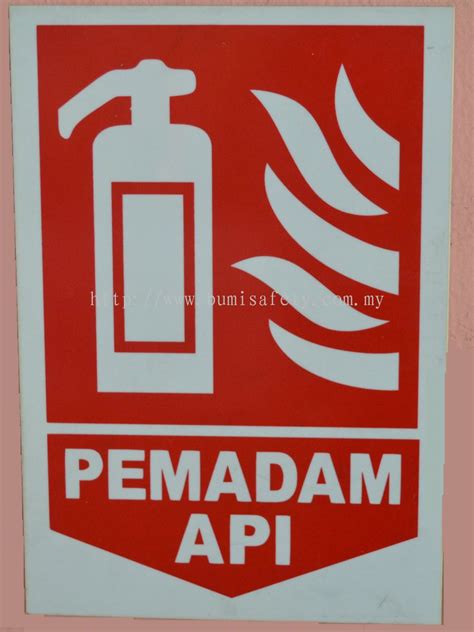 Logo Simbol Alat Pemadam Api Jual Sign Tanda Kecil Tulisan Akrilik