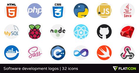 32 Free Icons Of Software Development Logos Designed By Freepik