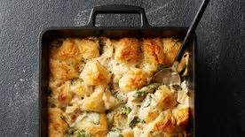 How to prepare 5 ingredient chicken alfredo bubble up bake