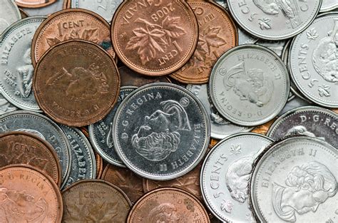 What is money made of in canada. Stock Photography - Canadian Coins | Instructed to make 10 ...